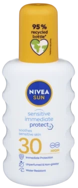 Nivea Sun Sensitive Immediate Protect Soothing Spray Spf 30, 200ml