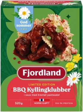 Bbq Kyllingklubber m/Kremet Pastasalat 520g