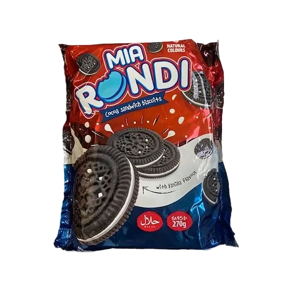 Mia Rondi Cocoa Sandwich Biscuits