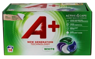 A+ White Active4 Caps 14st