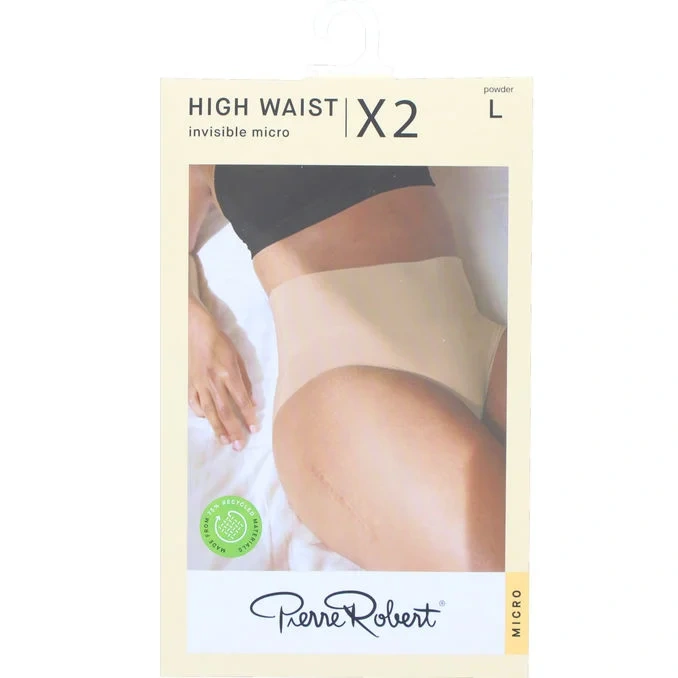 Trosor Invisible High Waist Puder Stl. L 2-pack
