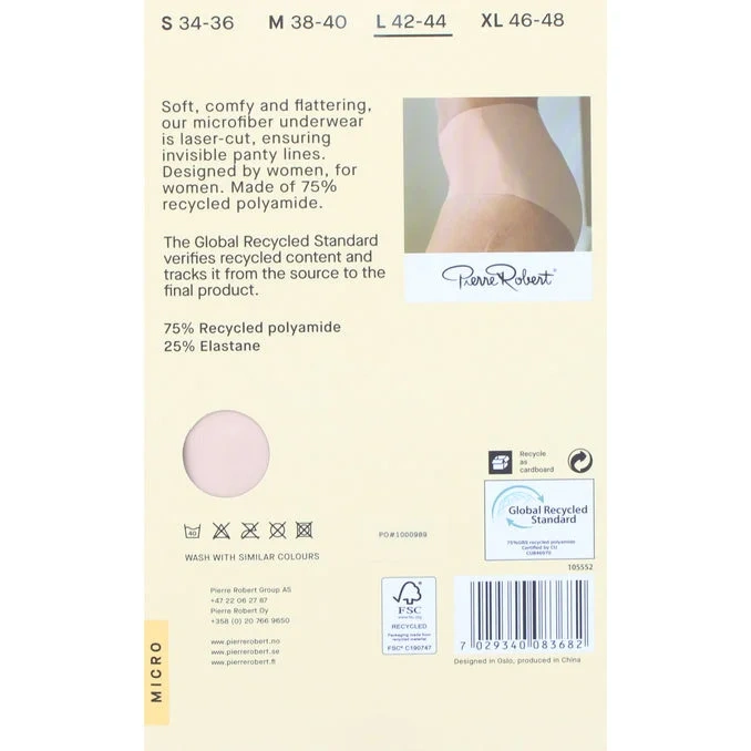 Trosor Invisible High Waist Puder Stl. L 2-pack