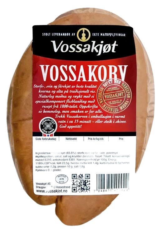 Vossakorv 350g Vossakjøt
