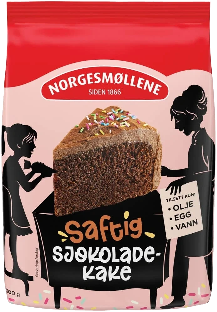 Saftig sjokoladekake