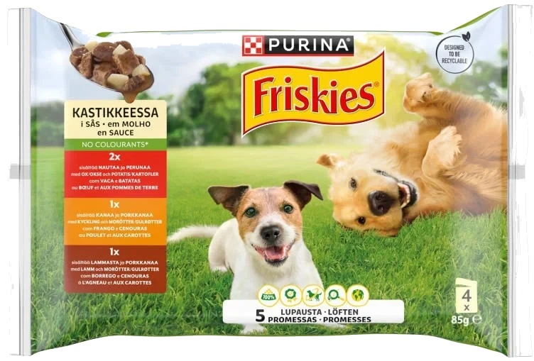 Friskies Våt Hund 4pk 340g Purina