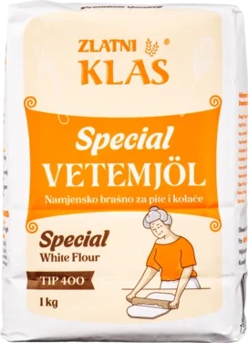 Hvetemel Spesiell Tip 400 1kg Zlatni Klas