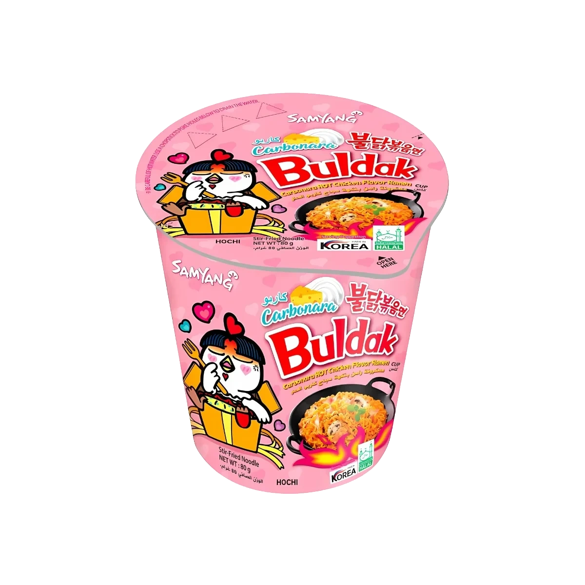 Ramen Nudler Cup Carbonara 80g Buldak