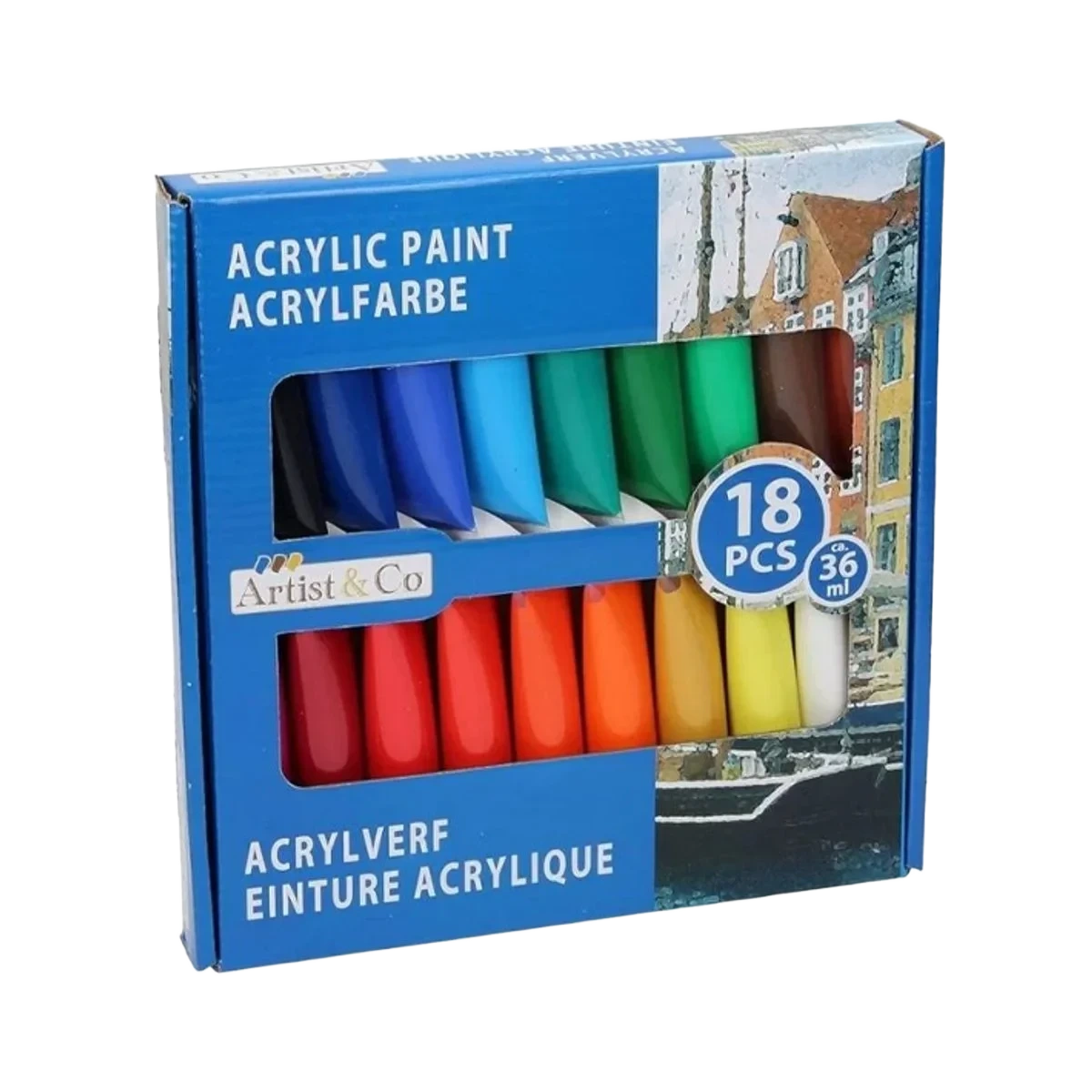 Akrylmaling 18pk