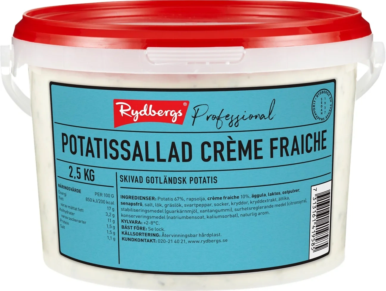Potatissallad Crème Fraiche