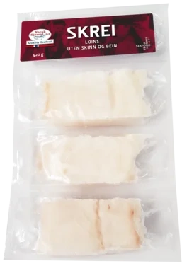 Fryst Skreiloin Skinnfri 420g