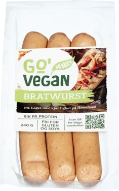 Go'vegan Bratwurst 240g