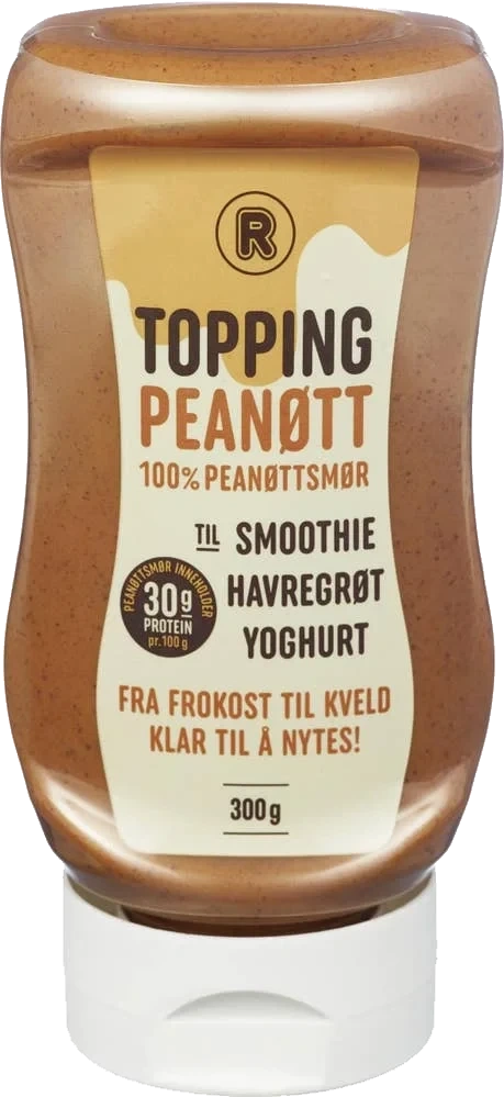 Toppingsaus med peanøtter