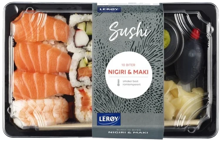 Sushi Miks 10 Biter 258g Lille Asia