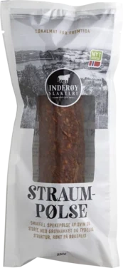 Straumpølse 250g Inderøy Slakteri