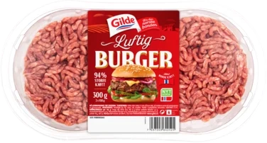 Burger Luftig Av Storfe 2x150g Gilde