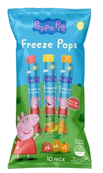 Peppa Pig Freeze Pops 10x50ml