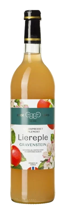 Eplemost Gravenstein Liereple 0,75l Egge