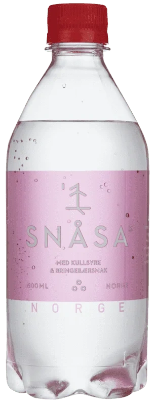 Snåsa bringebær med kullsyre, 0,5 liter