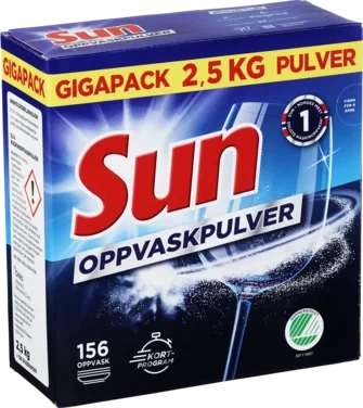 Maskinoppvaskpulver 2,5kg Sun