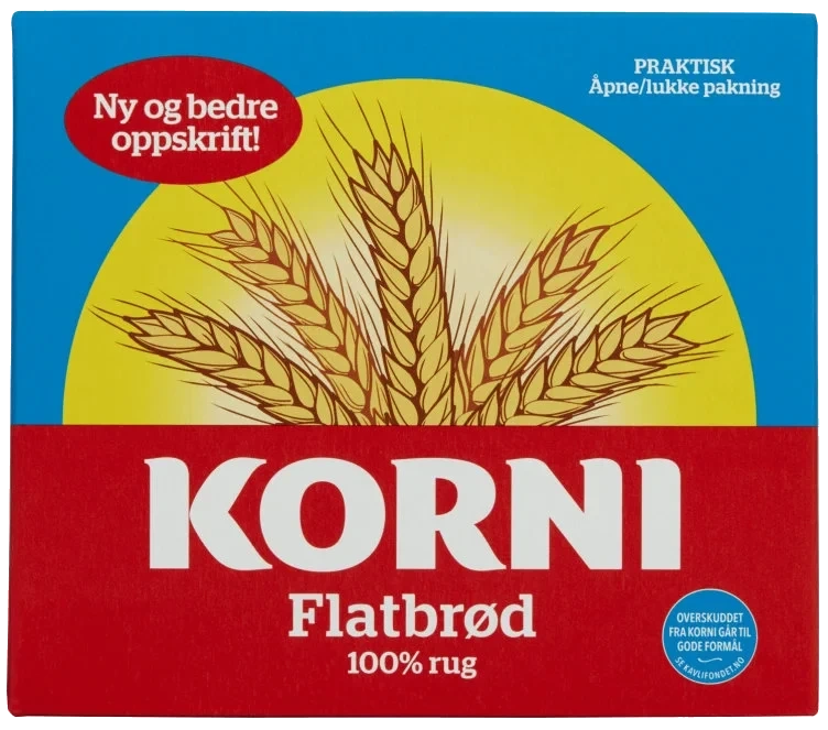 Flatbrød 275g Korni
