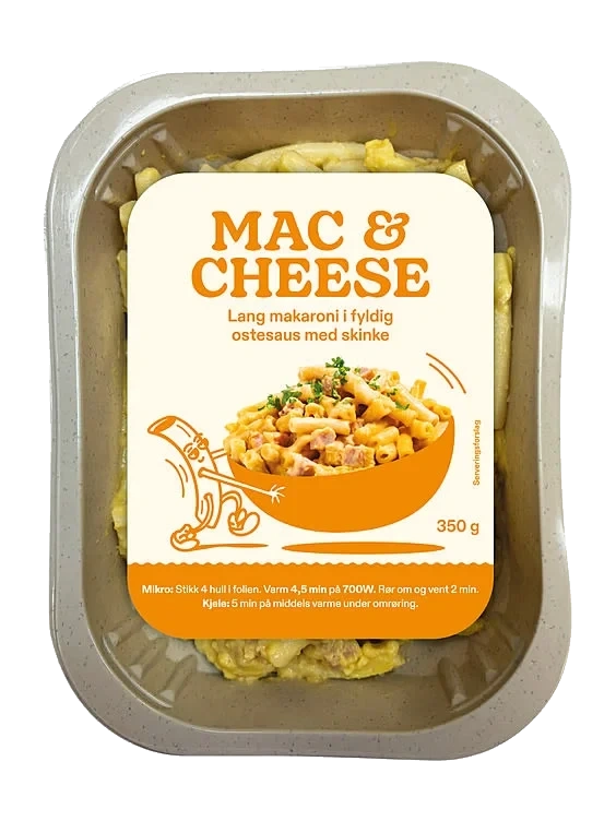 Mac'n Cheese m/Røkt Skinke 350g Matbørsen