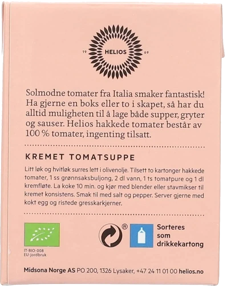 Hakkede tomater