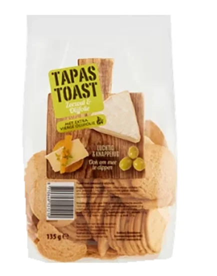 Tapas Toast Seasalt & Olive Oil 125g