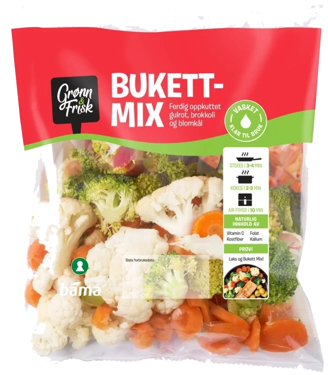 Bukett Mix 350g Grønn&Frisk