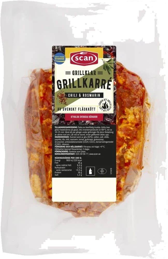 Grillkarré Rökig Chili & Rosmarin