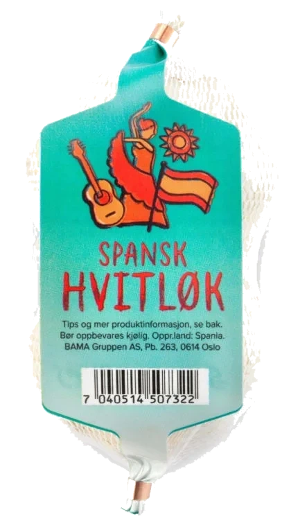 Hvitløk 100g pakke