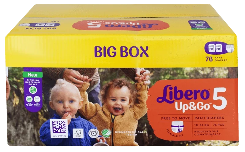 Libero Up&Go Bigbox str 5 76stk