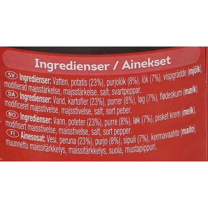 Potatis- & Löksoppa 12-pack