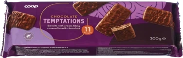 Biscuits Covered In Real Milk Chocolate