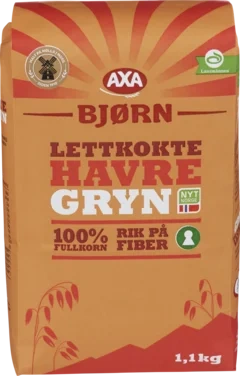 Havregryn Lettkokte 1,1kg Bjørn