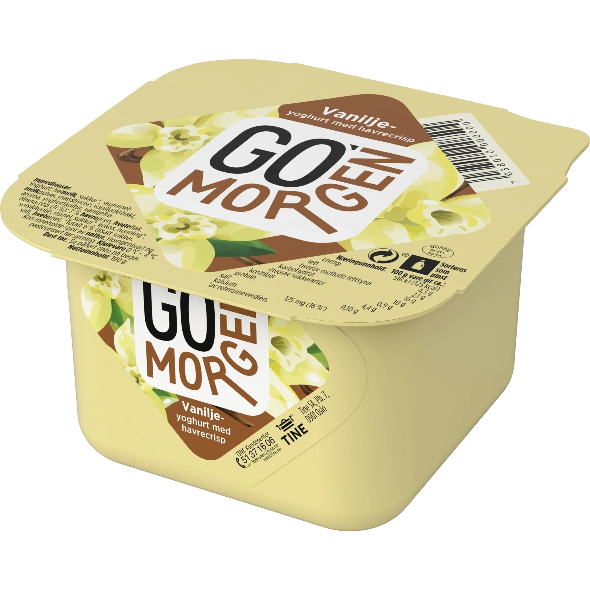 Go Morgen Vanilje 190g