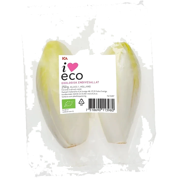 Endive Ekologisk 250g Klass 1 ICA I love