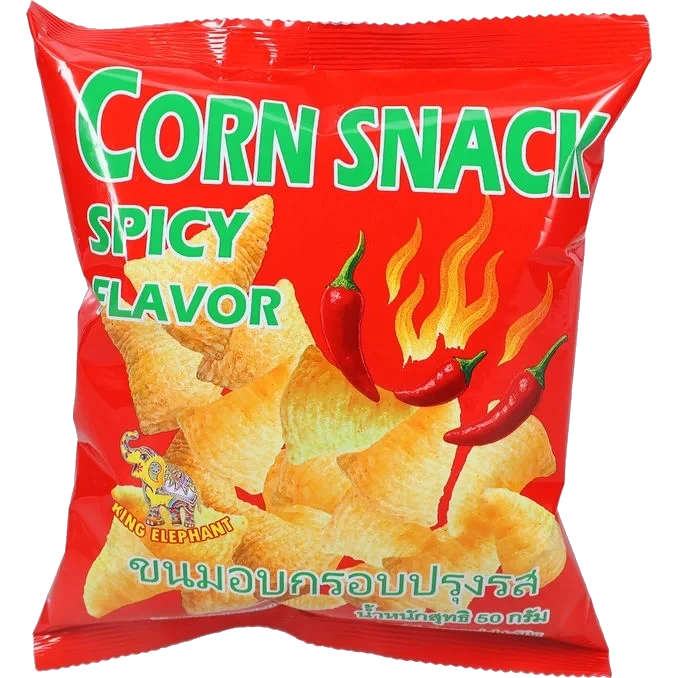 Majssnacks Spicy