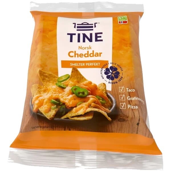 Norsk Cheddar 250g Tine