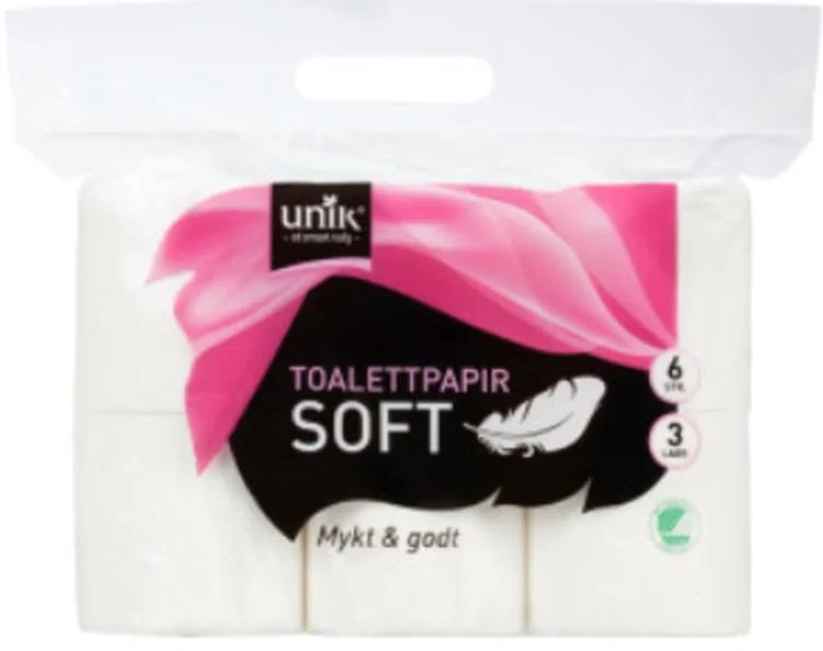 Toalettpapir Soft 6rl Unik