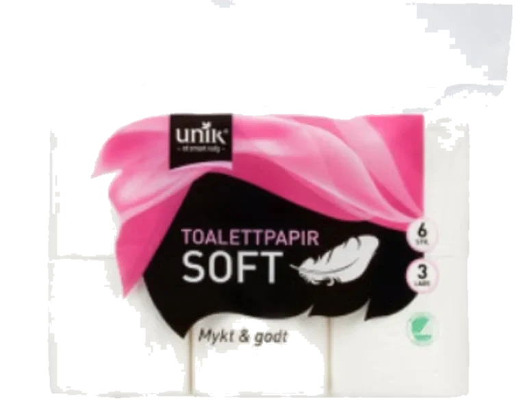 Toalettpapir Soft 6rl Unik