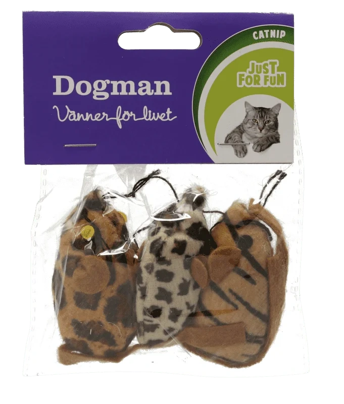Safarimöss med Catnip 3pk
