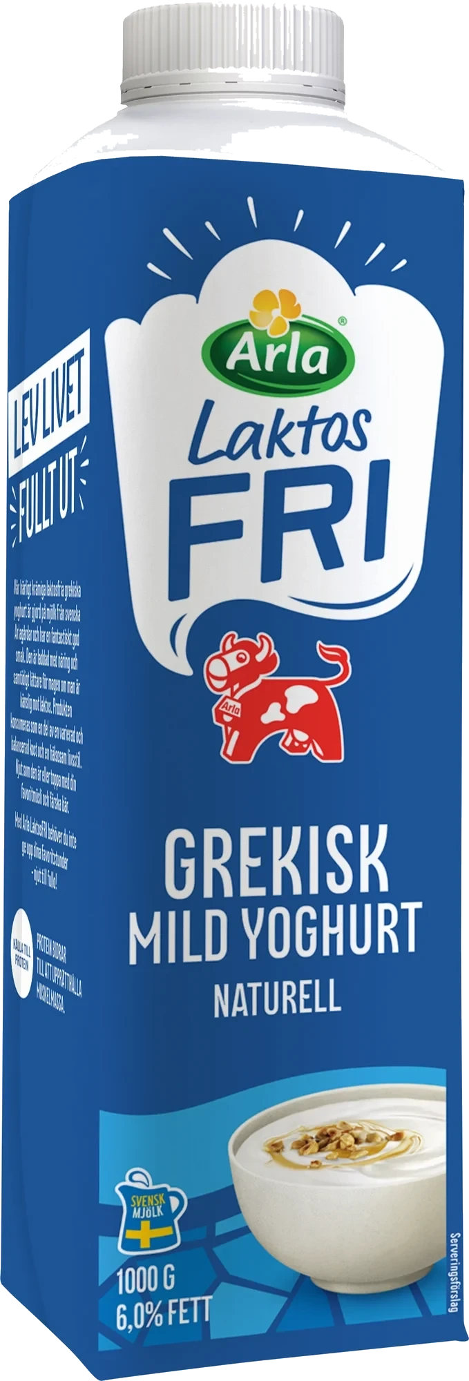 Laktosfri grekisk yoghurt naturell