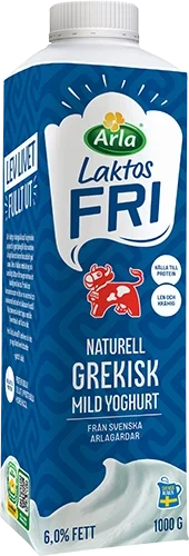 Laktosfri grekisk yoghurt naturell