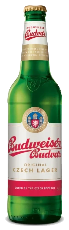 Budweiser Budvar 0,33l flaske