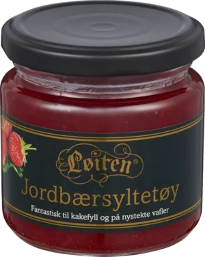 Jordbærsyltetøy 200g Løiten