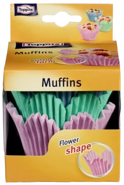 Muffinsform Flower Shape