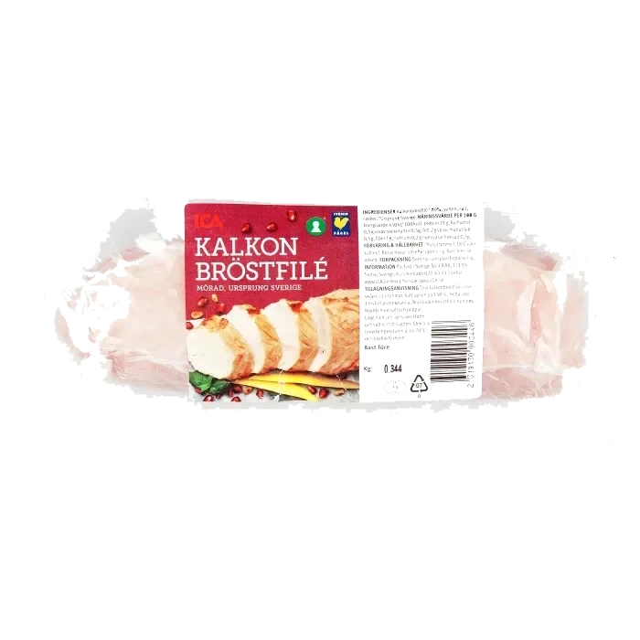 Kalkonbröstfile Fryst ca 450g ICA