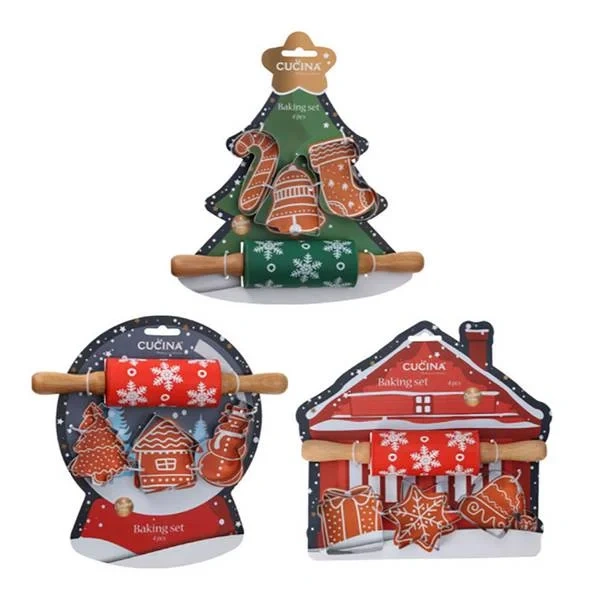 Bakesett JUL - 4 deler
