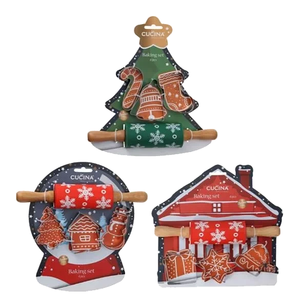 Bakesett JUL - 4 deler