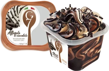 Affogato Al Cioccolato 1l G7 Ekte Italiensk Iskrem